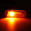 1 Pair Car LED Side Mirror Indicator Amber Light Replace Rearview Mirror Turn Side Light with Bulbs for  C4 Hatchback 2004-2011 5