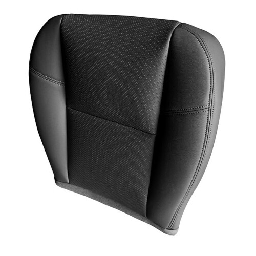 Car Front Driver Side PU Leather  Cushion Bottom  Cover for  Escalade 2007-2014 Black 1