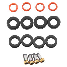 Injector Repair Kit Fuel Injector Seal O-Ring Kit Seals Filters for Wrx Sti Legacy 195500-3910 16611-AA510