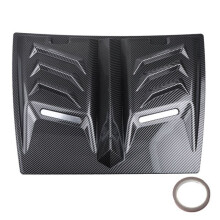 Car Air Flow Intake Hood Scoop Vent Bonnet Decorative Cover Center Side Air Outlet Hood Universal Auto Exterior Access A