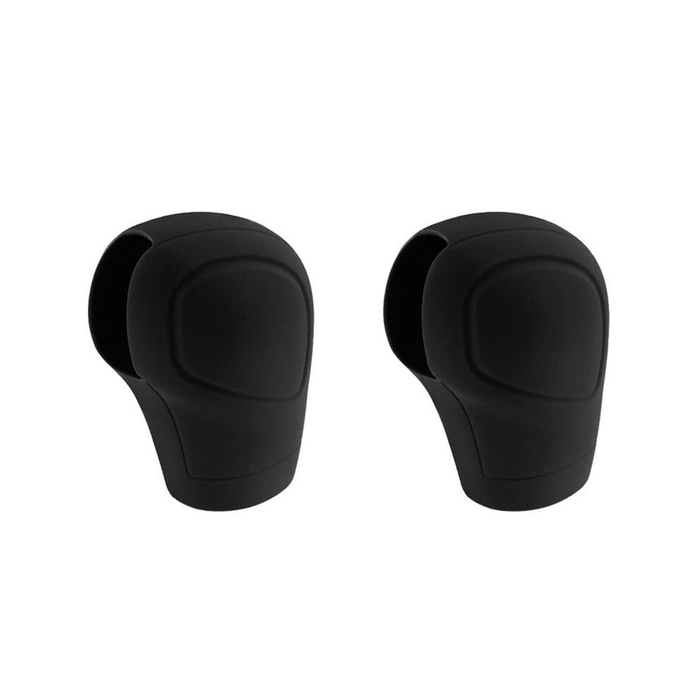 Car Gear Shift Knob Cover, Anti-Slip Auto Knob Gear Stick Protector, Universal Vehicle Interior Accessories (Black) Black 6031156762324