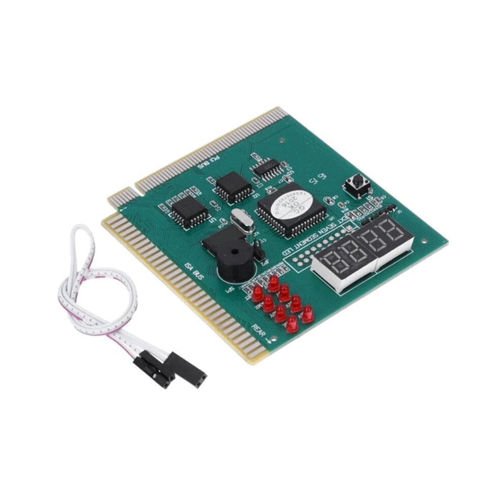 4 Digit Pc Analyzer Diagnostic Post Card Motherboard Tester For Isa Pci Bus Mainboard Computer Motherboard Fault Display 6032352861958