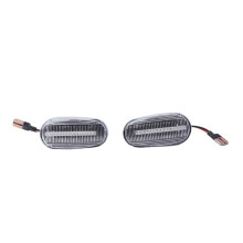 LED Dynamic Turn Signal Light Side  Sequential Blinker Lamp for  Bravo 2007-2014 for   Transparent