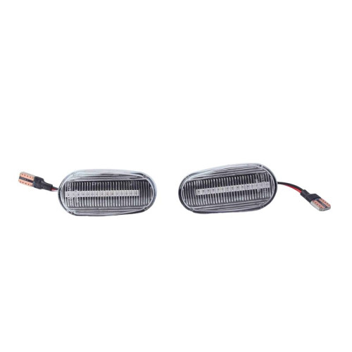 LED Dynamic Turn Signal Light Side  Sequential Blinker Lamp for  Bravo 2007-2014 for   Transparent