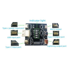 UD11A03 Datakabeldetectiebord USB-Kabeltester voor IOS Android Type-C Testtool voor Kortsluiting Aan-Uit Schakelen
