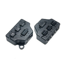 6 Porte Quick Connect Out  Splitter Quick Splitter Out  Splitter Illuminazione Striscia LED Modello Lghts Layout Ferroviario