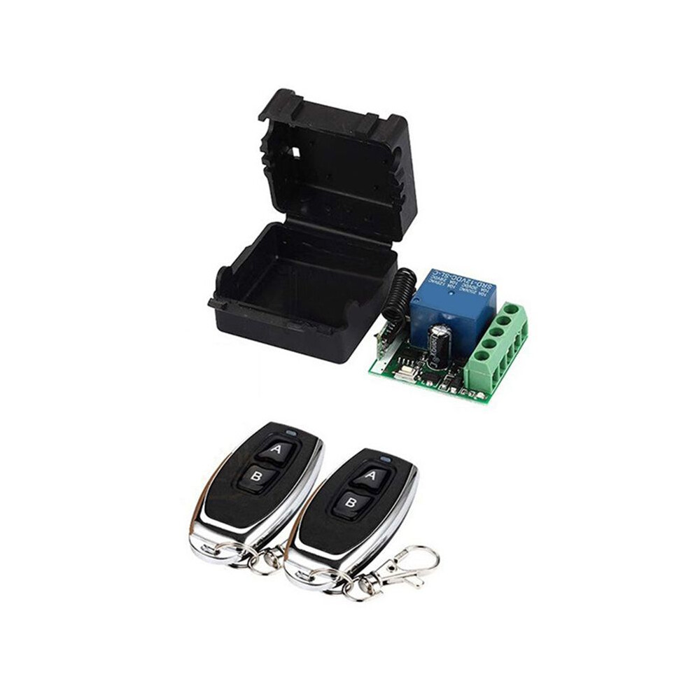 433Mhz Wireless Remote Control Universal Dc12v 1Ch Relay Receiver Module Rf Transmitter 433 Mhz Remote Control 6033581109644