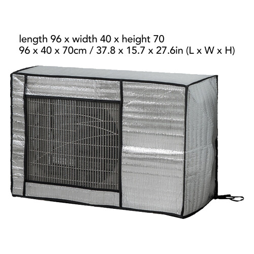 Außen-AC-Abdeckung wasserdicht staubdicht sonnenblockierend Aluminium Polyester 3P 1