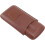 Cigar Carrying Case Small 3Space Wearproof Cigar Storage Brown 3