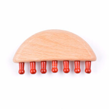 Natural Stone Hair Combs Jade Crystal Healing Acupressure Massage Combs For Men And Women Redstone Beauty Salons