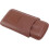 Cigar Carrying Case Small 3Space Wearproof Cigar Storage Brown 2