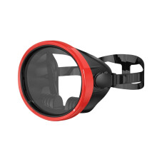 Diving Scuba Goggles Anti Fog Lightweight Oval Leakproof Single Lens Wide View Waterproof Glass for Adults