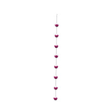 (1 Pack) Rose Flower Rain Chain - Decorative Downspout