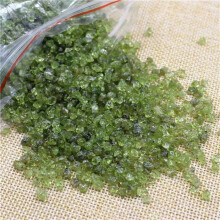 Degaussing Stone 100g for Fish Tank - Olivine Decorative Crystal Gravel 3-5mm Size