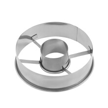 Stainless Steel Donut Cutter Mold with Smooth Seamless Design for Baking Cookies Cakes Pastry