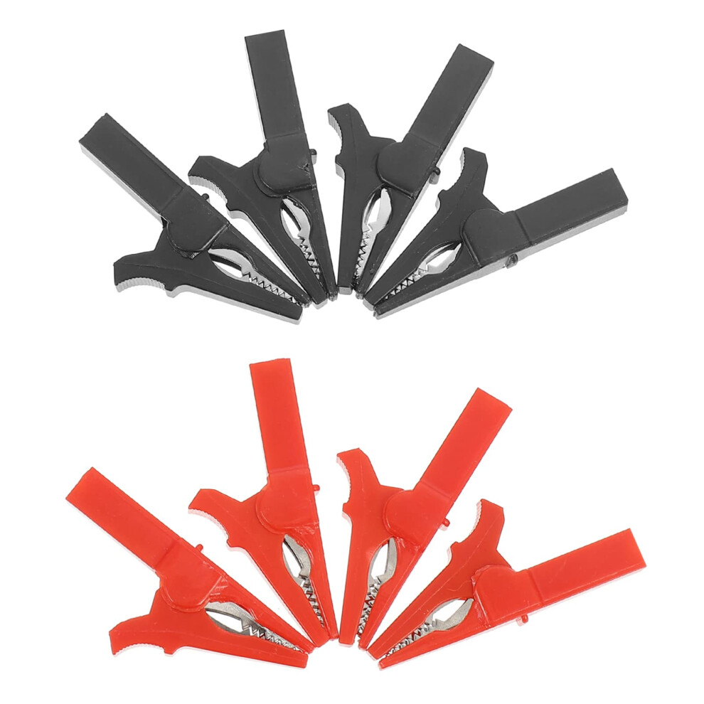 Battery Alligator Clips 8Piece Electrical Test Clip Set For Automotive 12V Battery, Crocodile Clamps 9426802471380