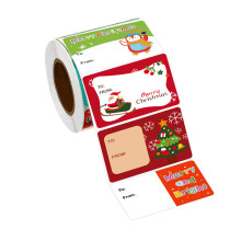 500 Stück Weihnachtsaufkleber, selbstklebende-31H