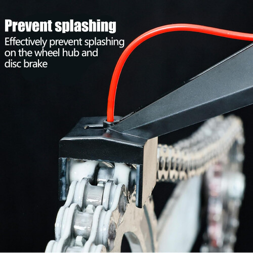 Motorcycle Chain Cleaner Lubrication Applicator For Motorcycle Chain Maintenance Multifunction Tool 2