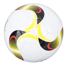 Größe 5 Fußball aus PVC-Gummi, weiß, für Kinder & Erwachsene, Training & Spiel