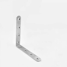 Stainless Steel 90 Degree Angle Bracket Heavy Duty Corner Brace for Furniture Cabinet Shelf 125x125mm