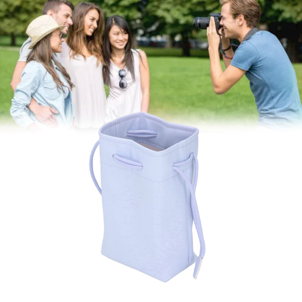 Dustproof Pu Leather Pouch For Instant And Digital Cameras - Compact Size Blue 4211369779216