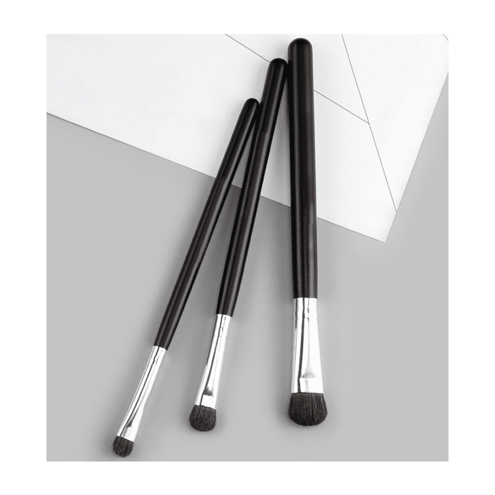 Alloy Brush Handle, Mini Eyeshadow Brushes For Smooth Application, Synthetic Bristles Ergonomic Design Travel Makeup Essential