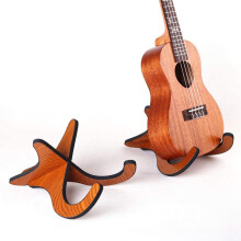 Support de guitare en bois de style cadre pour guitares classiques et basses, rembourrage épais antidérapant en EVA pour une protection accrue,