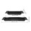 Adjustable Black Bath Shelf - Space-Saving Organizer with Wine Slot 2