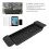 Adjustable Black Bath Shelf - Space-Saving Organizer with Wine Slot 5