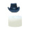 Multiple Use Cowboy Hat Mould Art Crafting-XQ7469 Small 1