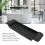 Adjustable Black Bath Shelf - Space-Saving Organizer with Wine Slot 4
