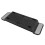 Adjustable Black Bath Shelf - Space-Saving Organizer with Wine Slot 9