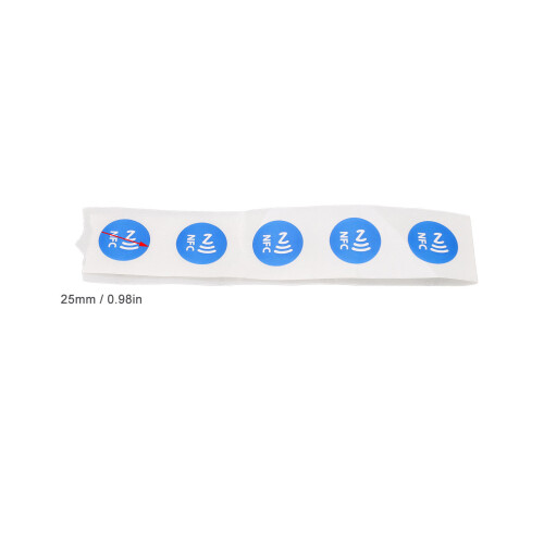30 Blau Wasserfeste PVC NFC-Tags 504 Bytes Programmierbare Aufkleber für die mobile Nutzung 1