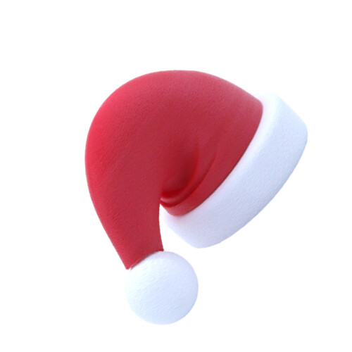 Couverture de capuchon de remorque de voiture de noël, chapeau