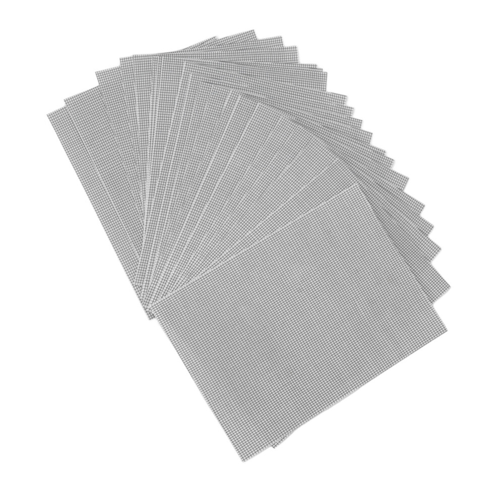 Fiberglass Mesh Repair Tape 20Pcs Self Adhesive Patch For Window & Door Screens 5061369782179