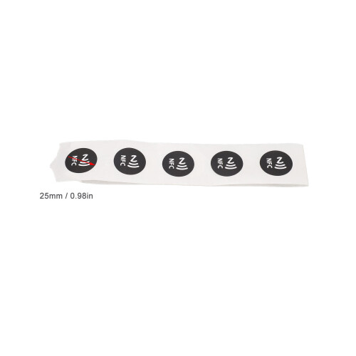 30 pezzi di etichette NFC in PVC impermeabile da 504 byte per TagMo - Nero 1
