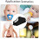 Stroller Organizer Bag Universal Pushchair Storage Net Diaper Bottle Grey Bottom Basket 2