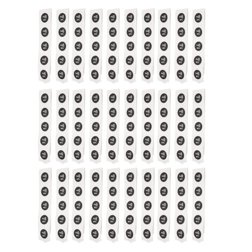 30 pezzi di etichette NFC in PVC impermeabile da 504 byte per TagMo - Nero 2