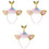 3St Glitter Gouden Zeemeermin Haaraccessoires Verkleedfeest 5