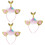 3St Glitter Gouden Zeemeermin Haaraccessoires Verkleedfeest 9