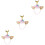 3St Glitter Gouden Zeemeermin Haaraccessoires Verkleedfeest 7