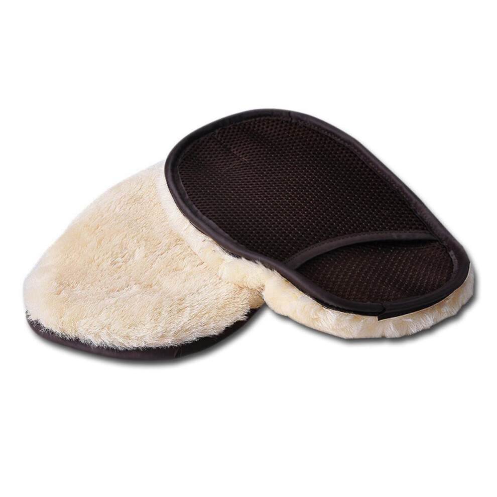 Microfiber Car Wash Mitt Plush Cleaning Glove For Vehicle Care Streak Polishing Detailing 9189345242717