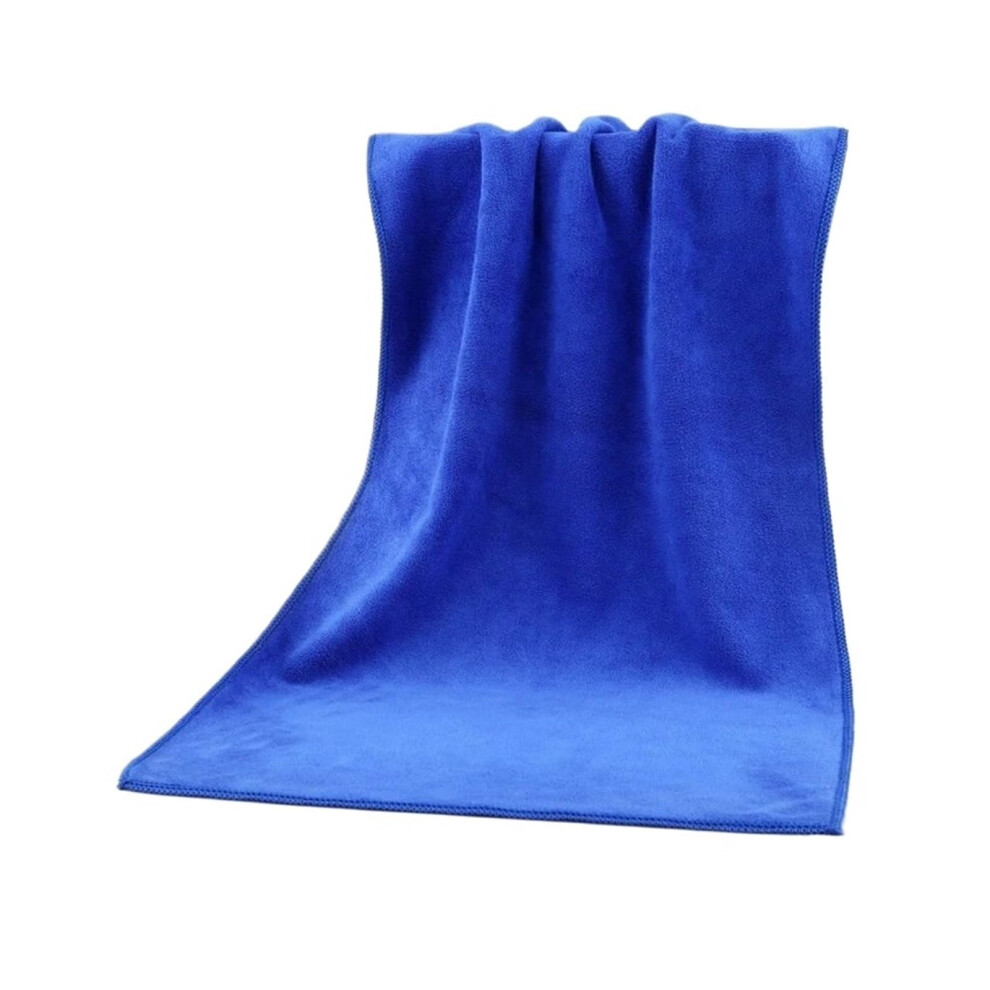 Large Microfiber Car Wash Towel 160X60cm Absorption Soft Thickened Drying Cloth Blue 9426802473599
