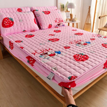 Mattress Topper AirPermeable 180x200x30 Thickened Quilted Mattress Cover King Queen Fitted Bed Sheet Style 10