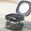 Denture Containers for Soaking Denture Bath Container With Mirror Gray Night Guard And Retainer Cleaning Tool Set 2