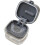 Denture Containers for Soaking Denture Bath Container With Mirror Gray Night Guard And Retainer Cleaning Tool Set 5