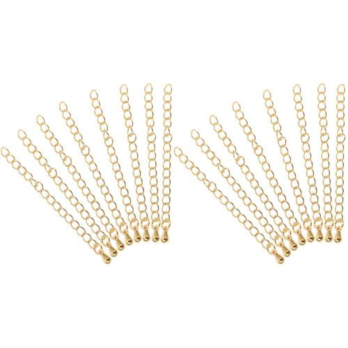 16Pz Kit Estensione Oro Per Collane Bracciali E Cavigliere 1