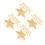 80Pz Patch Sequin Stella Khaki Per Abbigliamento, E 4
