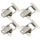 Stainless Steel Toggle Latch Clamp 4pc, Spring Loaded, Rustproof, Secure Closure for Cabinets and Boxes 1