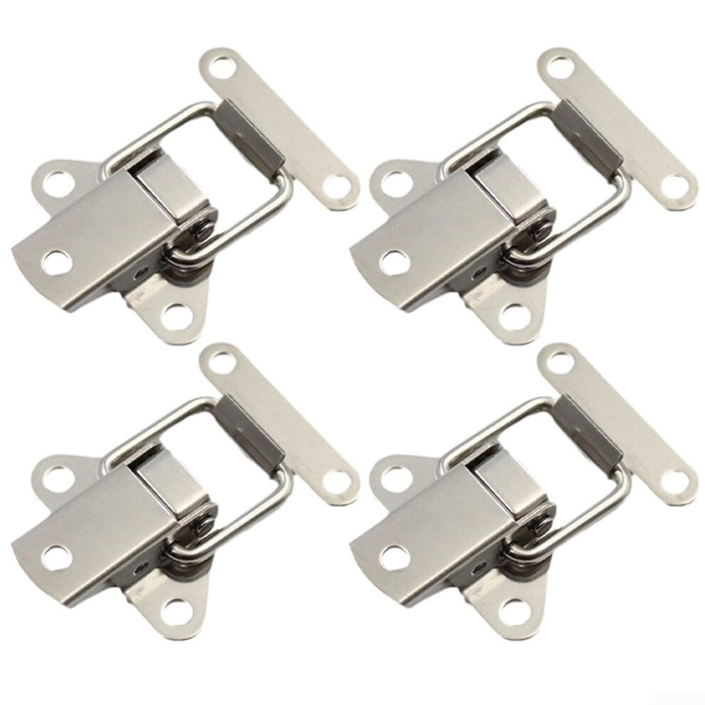 Stainless Steel Toggle Latch Clamp 4Pc, Spring Loaded, Rustproof, Secure Closure For Cabinets And Boxes 9189345243172